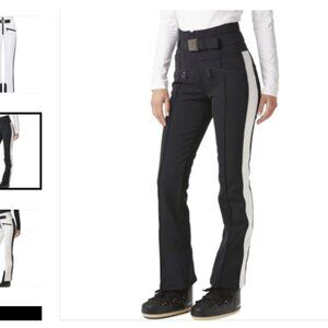 Toni Sailer Winni Ski Pants for Women - Black and White - NWOT - EU 36